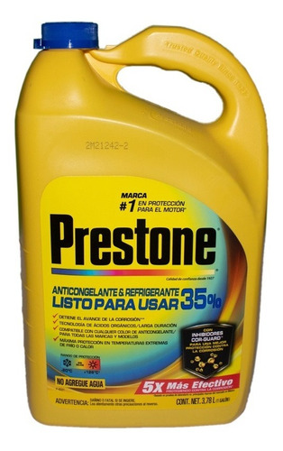 PRESTONE ANTICONGELANTE 35%